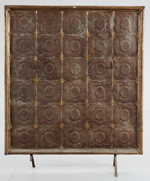 ELDSKÄRM, barock, 1600/1700-tal.