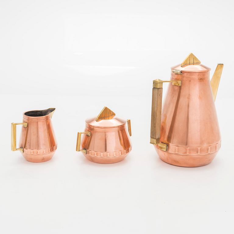 An early 20th century  4-piece coffee set.