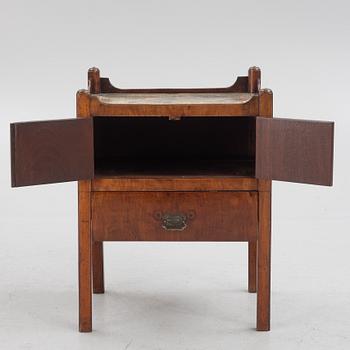 A bedside cabinet, 19th century.