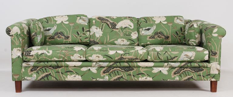 SOFFA samt FÅTÖLJER, ett par, 1900-talets andra hälft.