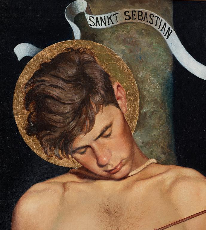 Owe Zerge, "Saint Sebastian".