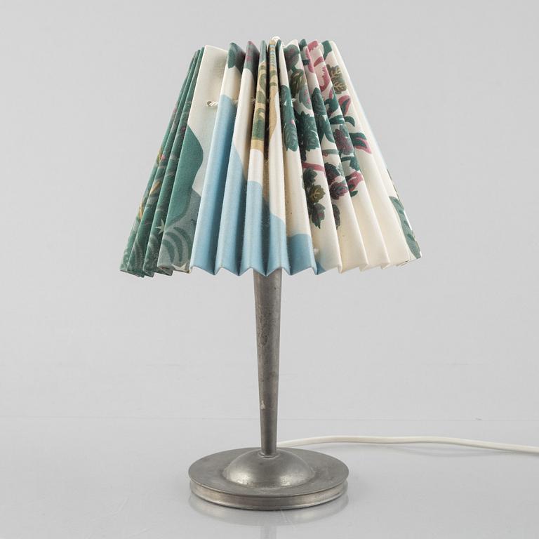 Firma Svenskt Tenn, a pewter table light, Stockholm 1944.
