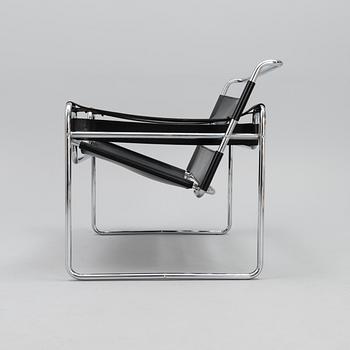 MARCEL BREUER, nojatuoli, "Wassily", 1970-luku.