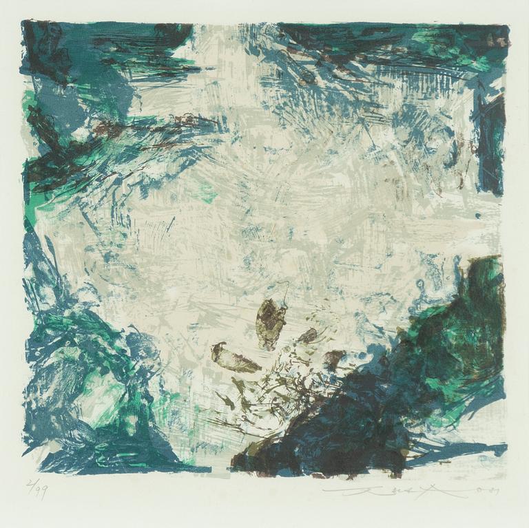 Zao Wou-ki, Untitled.