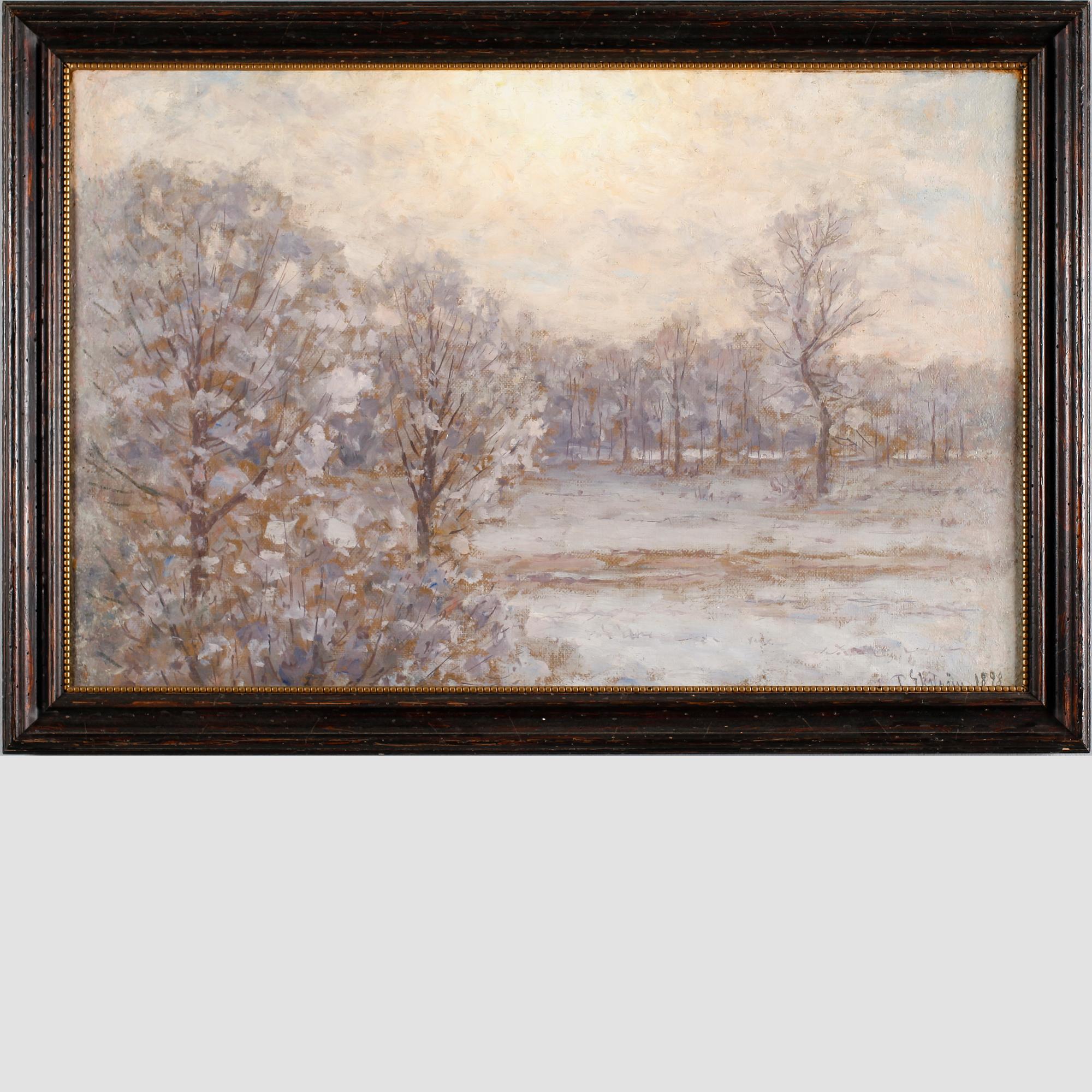 PER EKSTRÖM, olja på duk, signerad och daterad 1898.