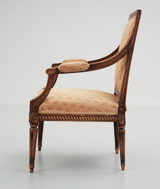 A Gustavian 18th cent armchair.