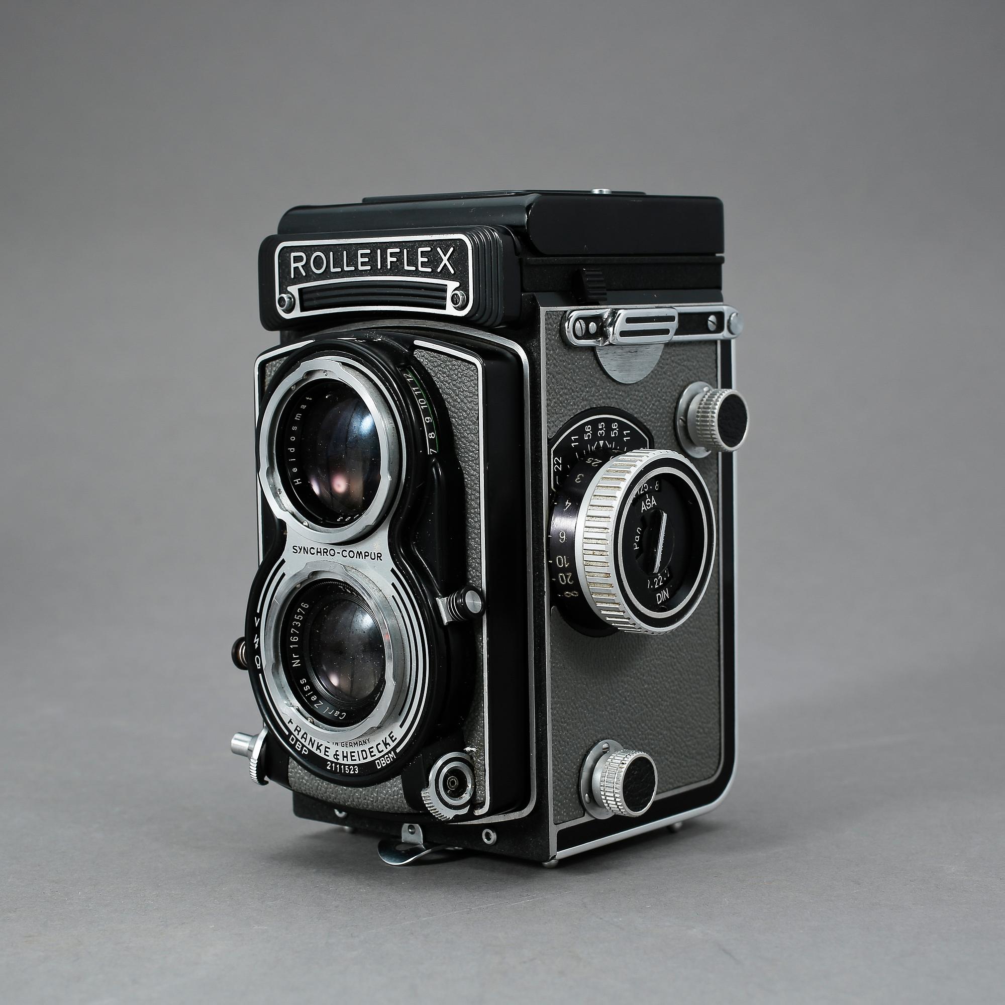 KAMERA, Rolleiflex, tidigt 1960-tal.