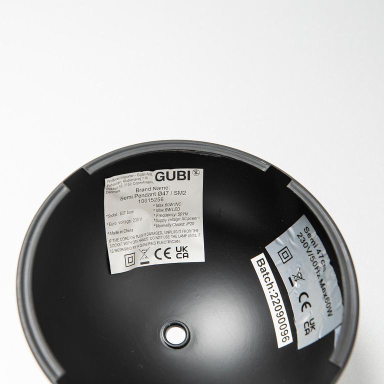Bonderup & Thorup, ceiling lamps, a pair, "Semi pendant", Gubi, Denmark.