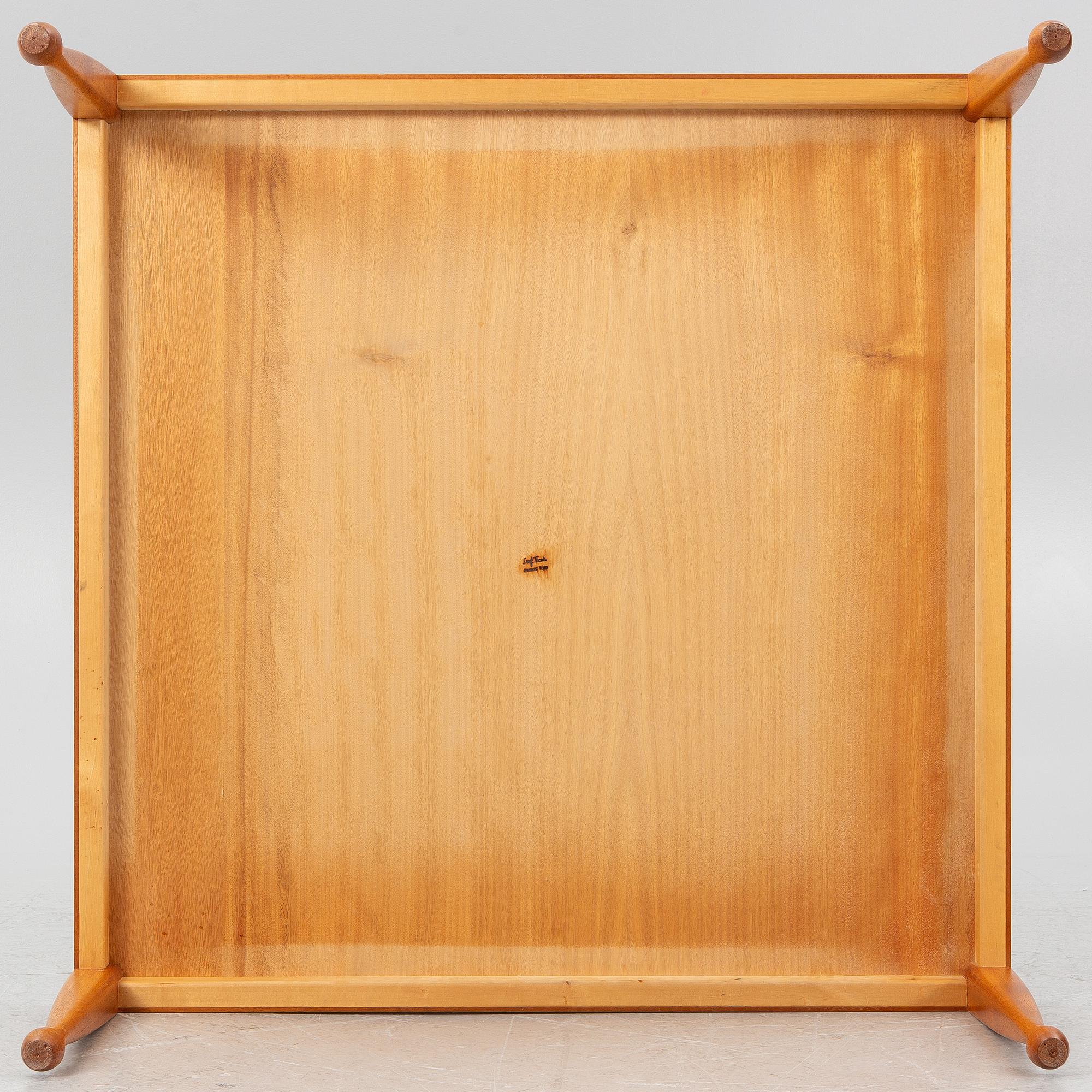 Josef Frank, coffee table, model 2073, "Diplomat", Svenskt Tenn, after 1985.