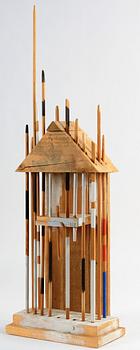 MIKAEL LÖFSTRÖM, skulptur, trä, sign o numr 78/100.