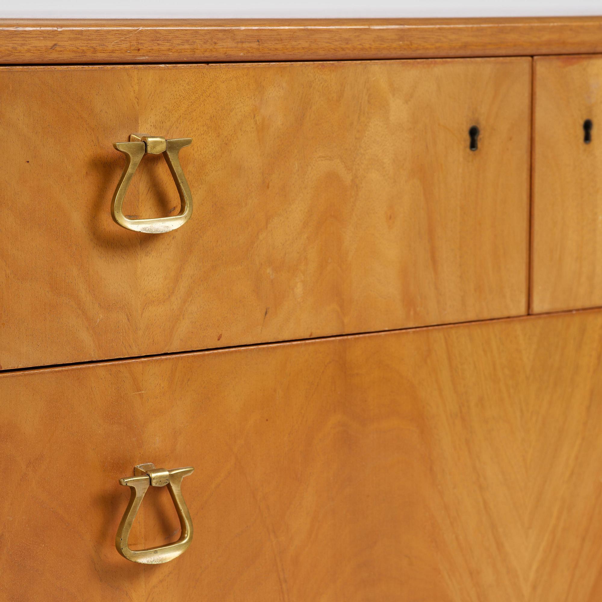 Carl Malmsten, a rare "Nocturne" chest of drawers, 1950s.