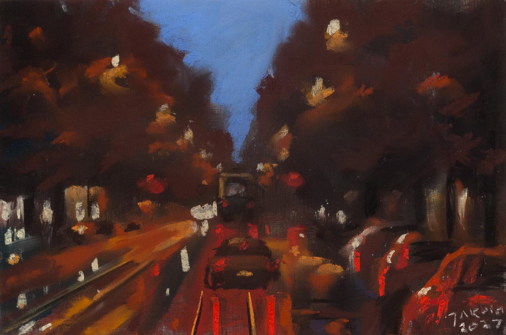 Timo Jakola, pastels, 3 pieces, signed and dated 2012 and 2023.