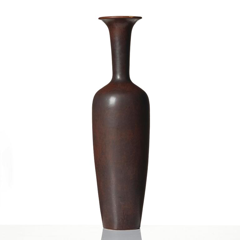 Gunnar Nylund, a stoneware floor vase, Rörstrand 1950-60s.