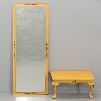 A mirror with table Boet Gothenburg 1940's.