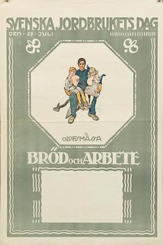 POSTER, "Svenska jordbrukets dag", 1917.