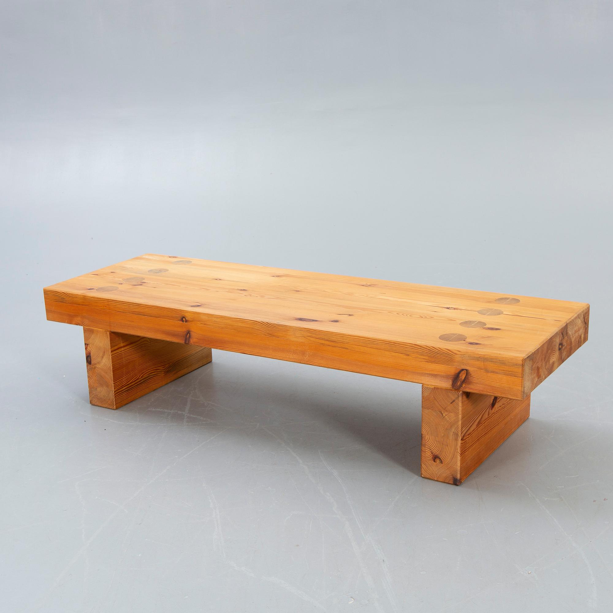 Sven Larsson, a pine 1970s bench.