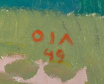 ONNI OJA, oil on canvas, signed and dated -49.