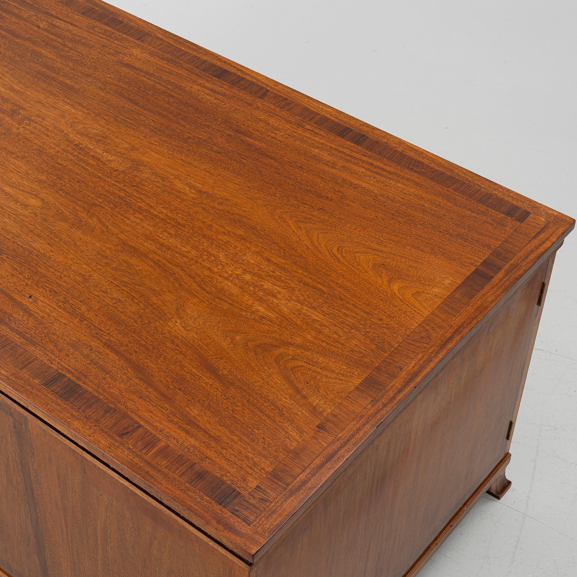 Carl Malmsten, attributed to, an imposing desk, circa late 1920s.