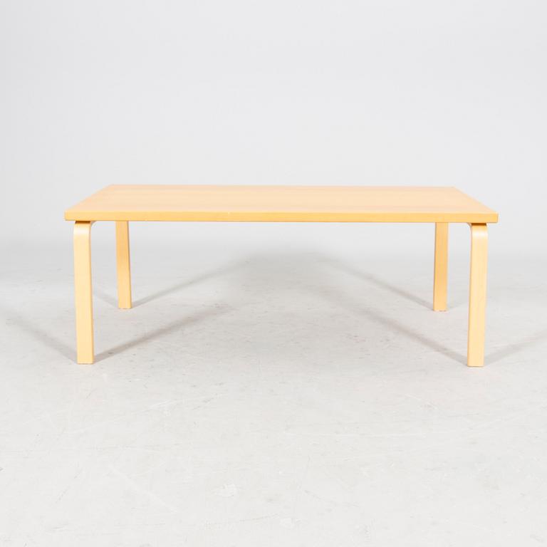 An Alvar Aalto birch coffee table later part of the 20th century.