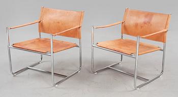 KARMFÅTÖLJER, ett par, "Amiral", Karin Mobring, Ikea, 1970-tal.