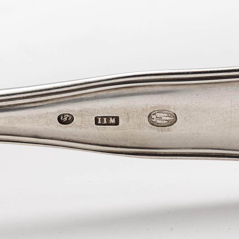 A silver cutlery set, model "Old Danish", mostly with mark of Cohr, Denmark (157 pieces).