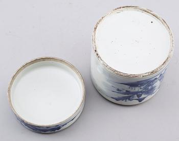 LOCKBURK, porslin, Kina, 1800-tal.