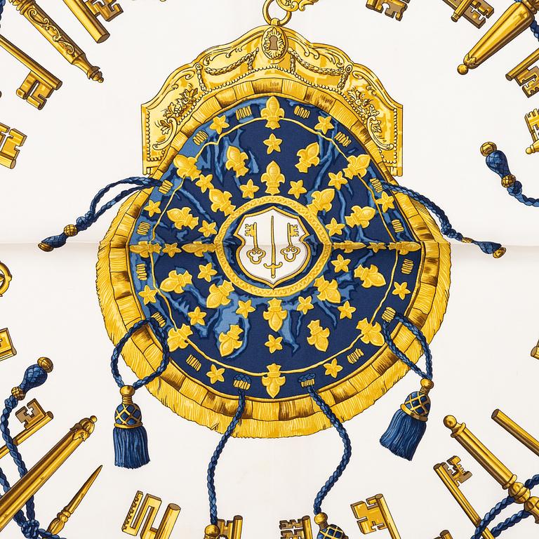Hermès, a 'Les Clés' scarf.