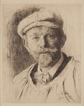 Peder Severin Kröyer, Självporträtt.