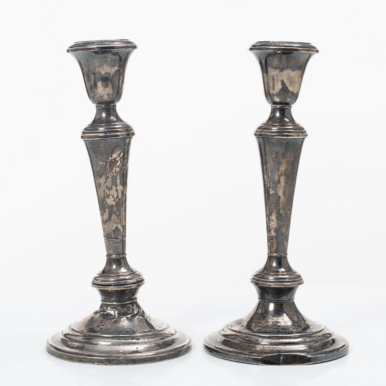 Candelsticks, a pair, silver, Gorham, USA, 20th century.