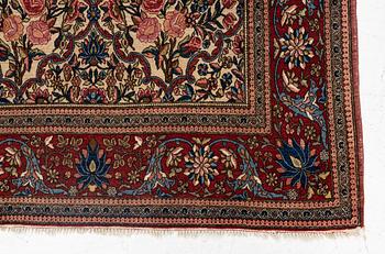 Matta antik Mobarkeh Isfahan, ca 217 x 142 cm.