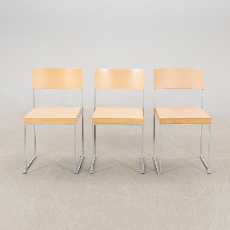 Enzo Berti, chairs 6 pcs "CUBA", Lapalma, Italy late 20th century.