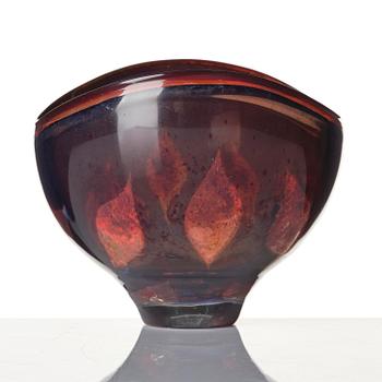 Sven Palmqvist, a ravenna glass bowl, Orrefors 1951, no 141.