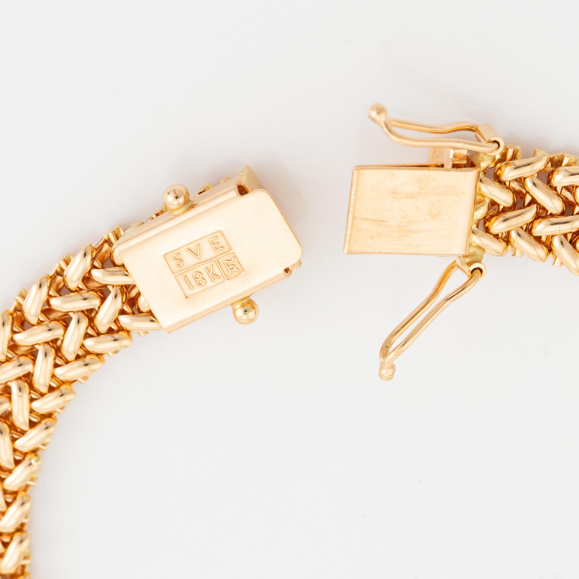 Armband, 18K guld.