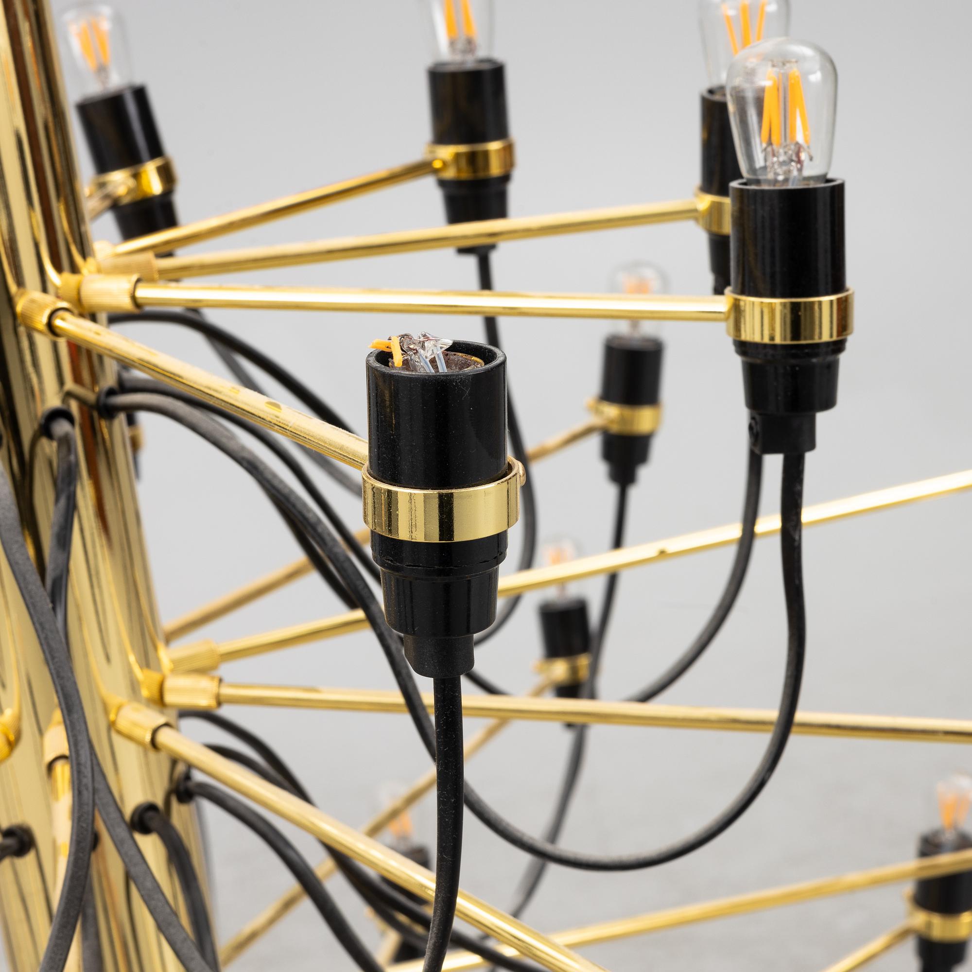 Gino Sarfatti, a ceiling lamp, model 2097/50, Flos, Italy.