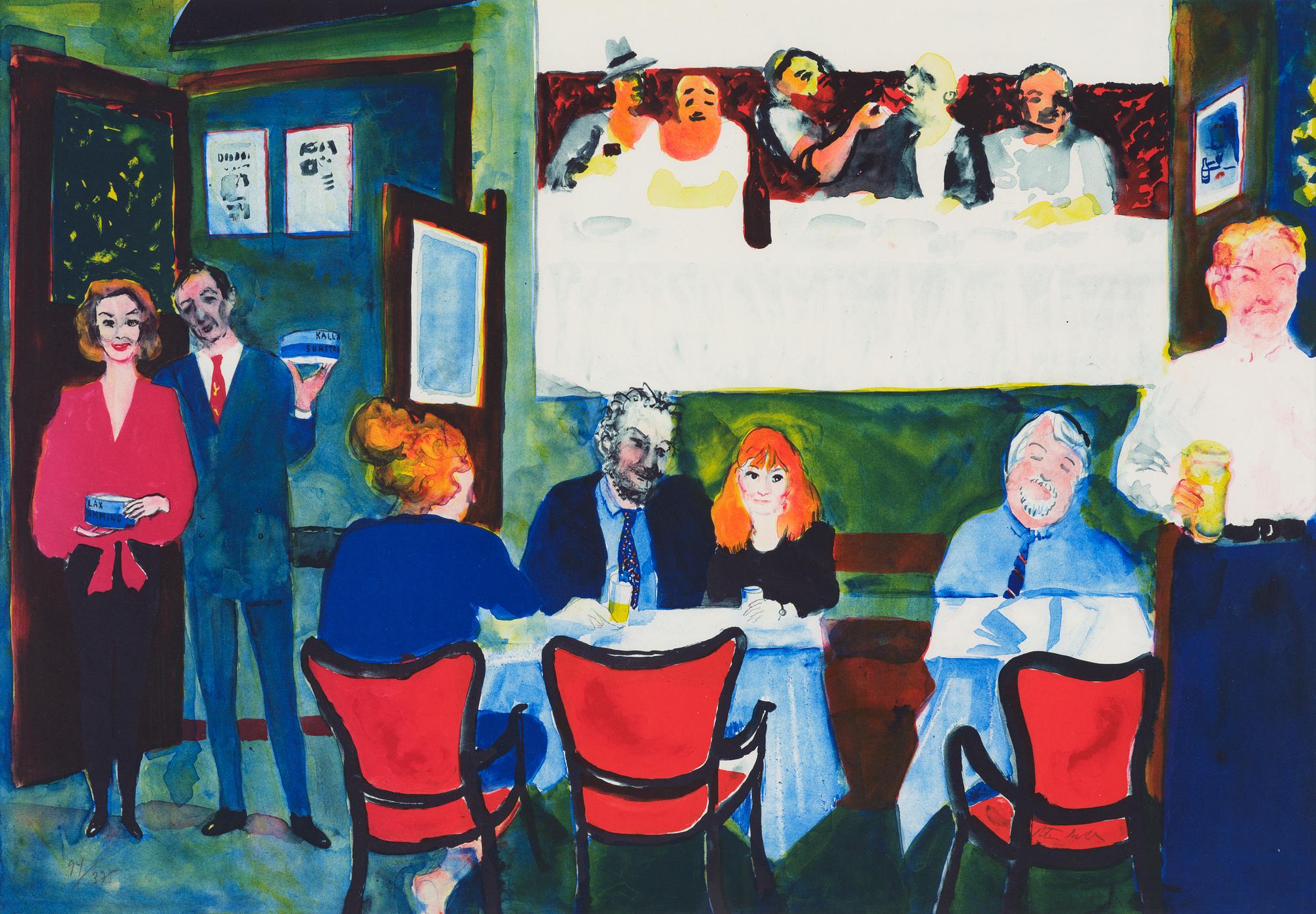 Peter Dahl, 'Interior from the restaurant Tennstopet."'.