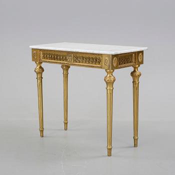 KONSOLBORD, gustavianskt, sent 1700-tal.