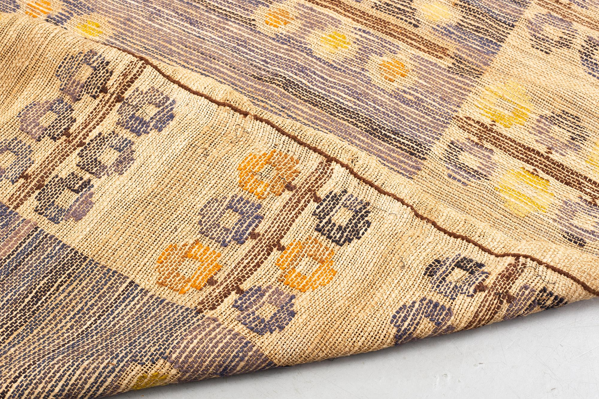 Märta Måås-Fjetterström, a drape, "Blåklockan", flat weave, ca 248 x 151,5-153 cm, signed MMF.