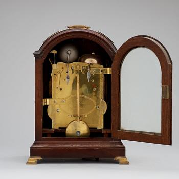 An early 19th century brass-mounted mahogany striking table clock by Francis Putley (1806-42) Newington Surry England.