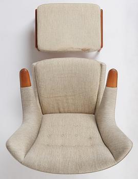 Hans J. Wegner, fåtölj, "Bamse", AP-stolen, Danmark 1950-60-tal.