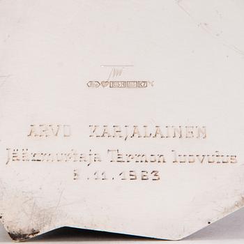 TAPIO WIRKKALA, MALJAKKO, hopeaa, signeerattu TW, Kultakeskus, Hämeenlinna 1963.