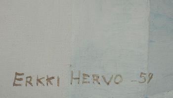 ERKKI HERVO (FINLAND), olja på duk, sign. och dat. -59.