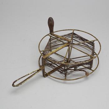 A COLLECTION OF FISHING GEAR, four pieces, 19th/20th century.