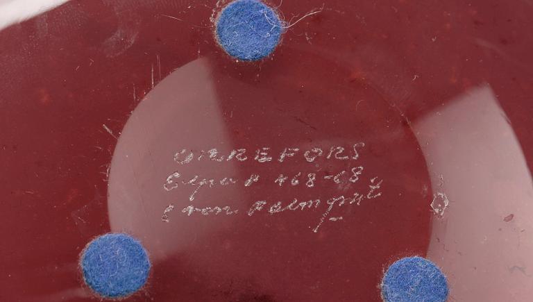 VAS, glas, Sven Palmqvist, Orrefors.