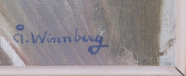 ÅKE WINNBERG, olja på duk, sign.