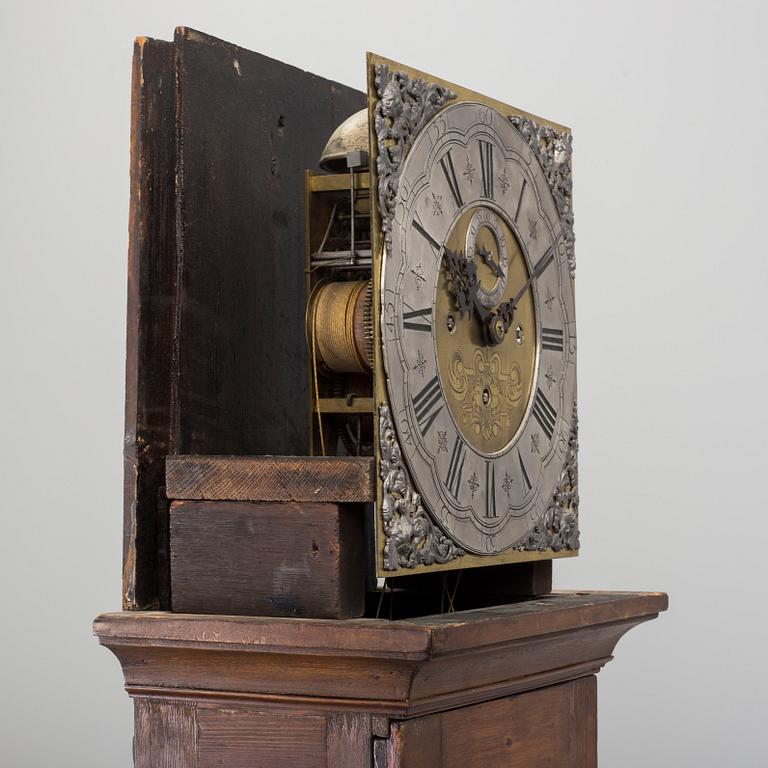 A LONGCASE CLOCK, 19th century.