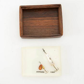 Various fishing lures, approx. 24 pcs, Abu, late 20th century.