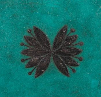 PARTI STENGODS, 7 delar, "Argenta" Wilhelm Kåge Gustavsberg.