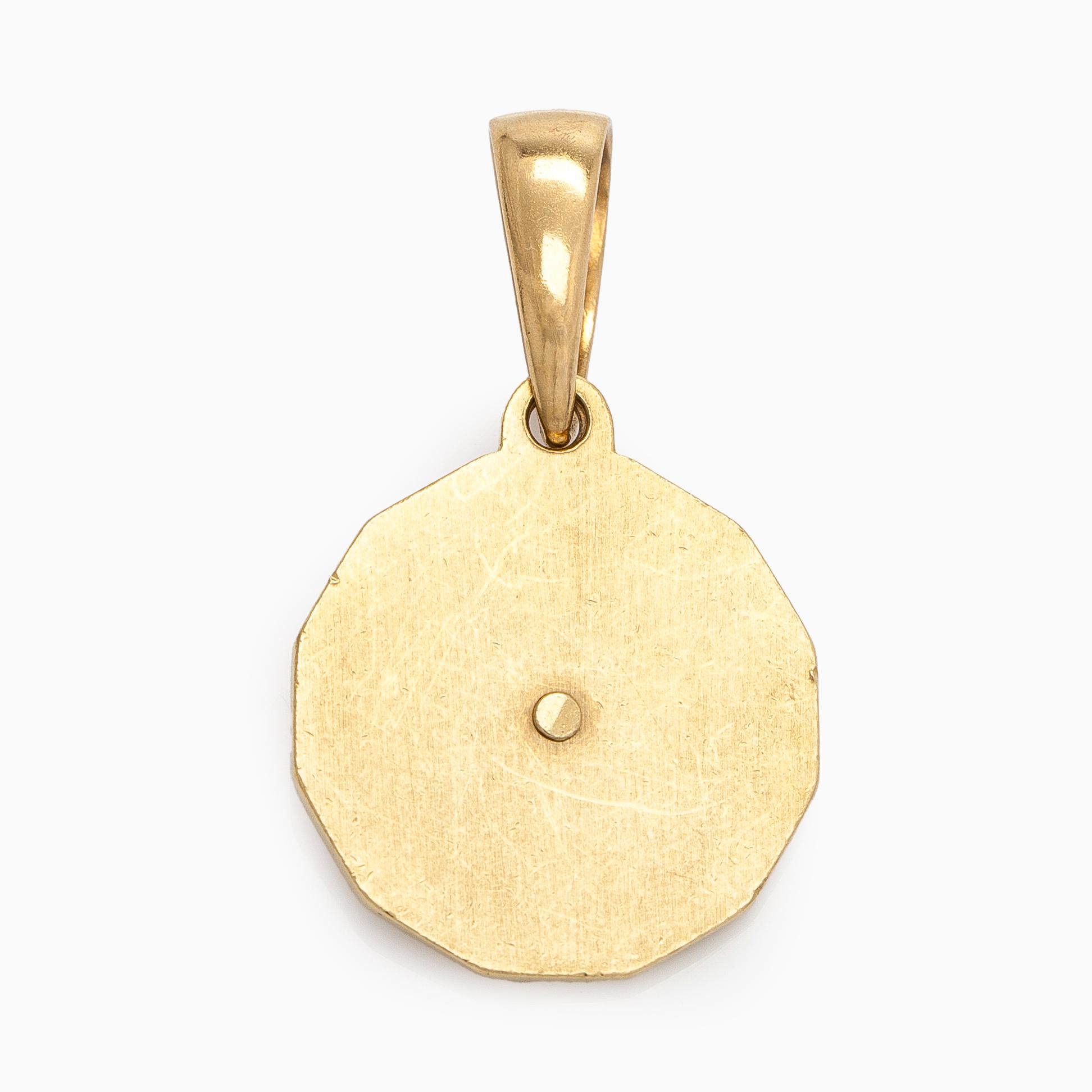 Hänge, horoskop, briljantslipade diamanter, 18K guld.