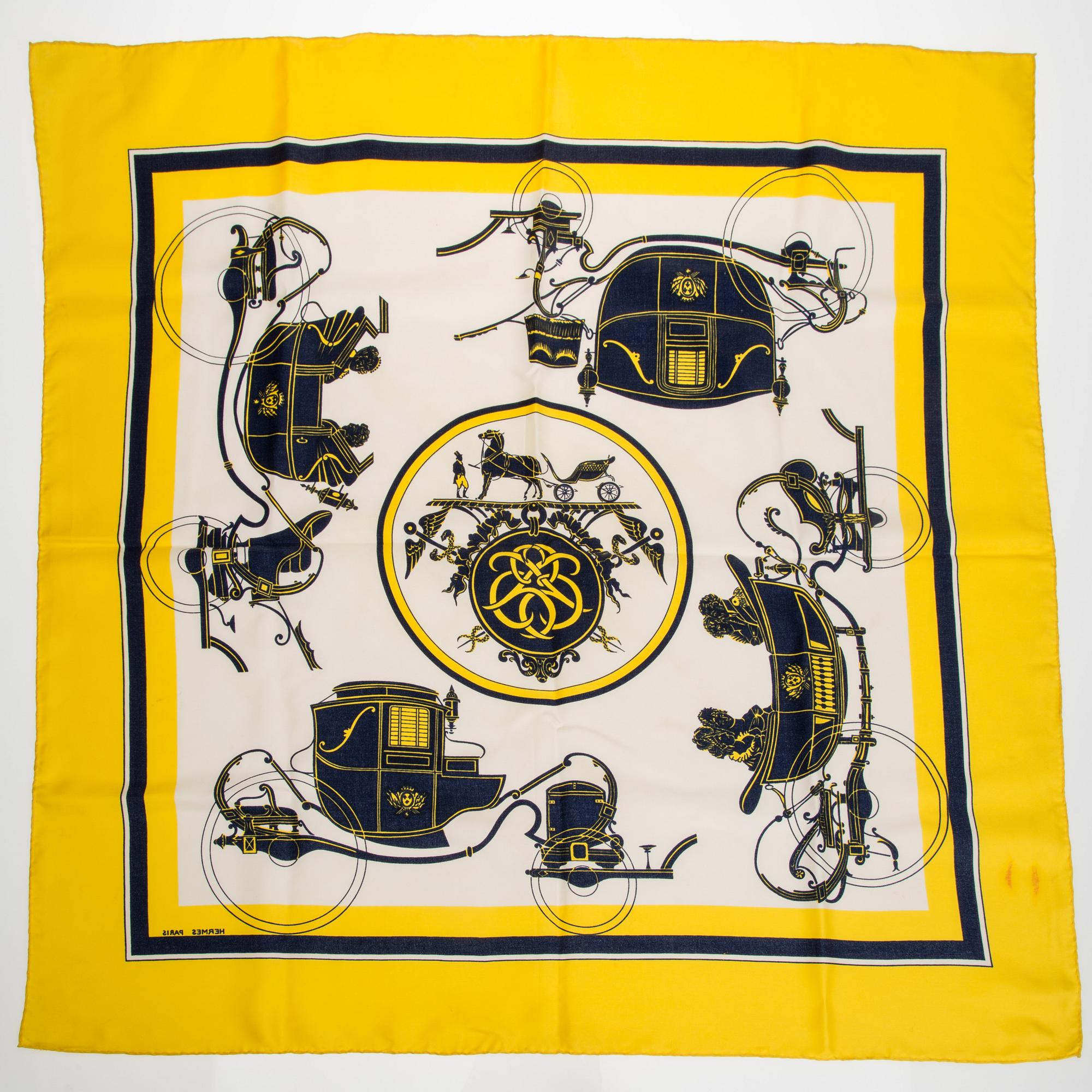 SCARF, "Ex Libris", Hermès.