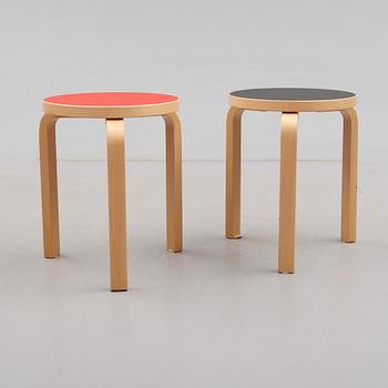 PALLAR, 2 st, modell "60", Alvar Aalto, Artek, 2000-tal.